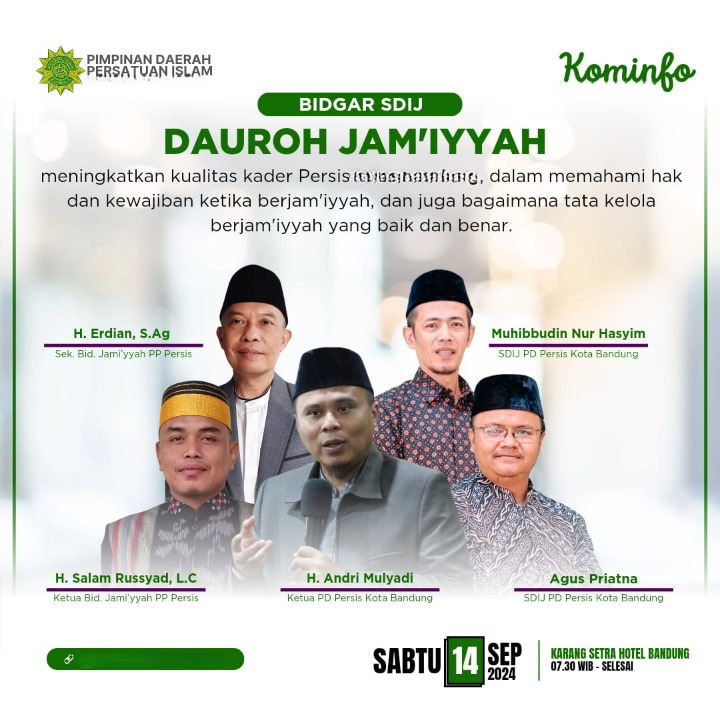 Dauroh Jamiyyah SDIJ PD PERSIS Kabupaten Manggarai